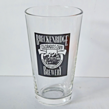 Breckenridge Brewery Beer Glass Colorado&#39;s Own 5 7/8&quot; Tall 16oz Pint - $13.98