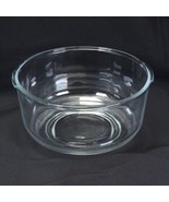 Heavy Clear Glass Mixing Bowl 2.5 Qt Oven &amp; Microwave Safe 9.5&quot; W x 4.7&quot; - $240.95 MXN