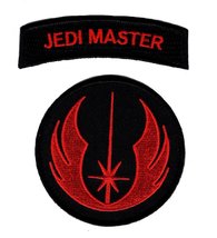 Jedi Master Jedi Order Bundle 2pcs Hook Patch by Miltacusa - £11.66 GBP