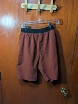 Mens Prana Breathe Lightweight Unlined Shorts Maroon Medium  Made In USA - $19.79