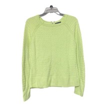 AE American Eagle Womens Green/Yellow Basket Weave Pullover Sweater Size Medium - £7.82 GBP