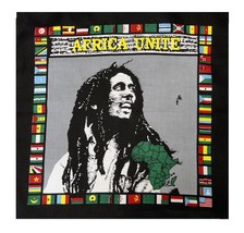Africa Unite Bob Marley Bandana Scarves Scarf Head Hair Neck Band Skull Wrap - £8.62 GBP