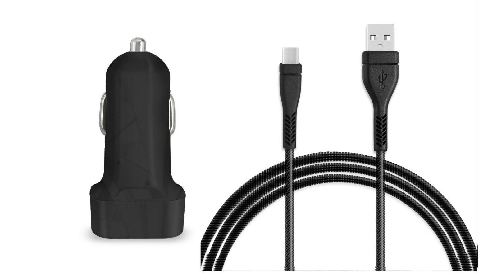 Fast Car Charger+10Ft Long Usb Cord Cable For Verizon Motorola Edge+ 5G Uw (2022