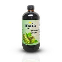BRAND NEW Maia Herbs Soursop Bitters Liquid 16oz - Premium Holistic Immu... - $36.62
