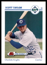 1991 Line Drive AA #145 Scott Taylor Charlotte Knights - $2.75