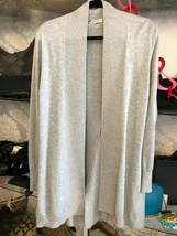 REPEAT Gray Cotton Blend Open Front Cardigan/Sweater Style#82077S161 Sz ... - $59.53