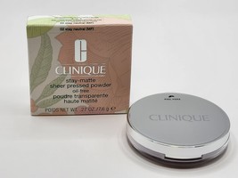 Clinique Stay Matte Sheer Pressed Powder Oil Free 02 Stay Neutral New Batch - $555.84 MXN