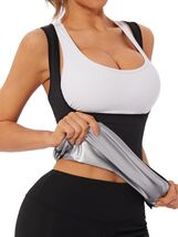 Women's Sauna Suit: Sweat-Enhancing Tank Top with Silver Lining - $29.65