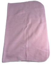 Vintage Carters Pink Fleece Baby Blanket 32 x 42 inch Vintage Made in USA - £11.35 GBP