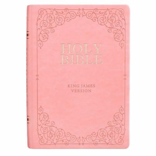 KJV Holy Bible, Giant Print Full-size Faux Leather Red Letter Edition - $23.38