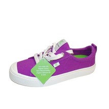 Cariuma OCA Low Purple Dahlia Canvas Sneaker Size 7.5 Women NEW - £39.52 GBP