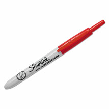 Sharpie Retractable Permanent Marker Ultra Fine Tip Red 1735791 - £28.98 GBP
