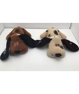 2 Pound Puppies Applause Vintage 1986 Brown 11&quot; Plush Dogs - $27.27 CAD