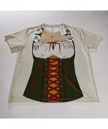 Oktoberfest German Gretchen Beer Maid T-Shirt Sz L Ladies Women F.S.P. B... - $286.39 MXN