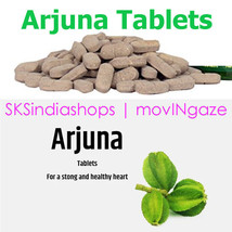 Arjuna 60 Tablets From Top Indian Herbal Brands | Pure Herb | Multi Pack... - £9.47 GBP+