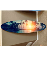 Custom 5' Surfboard Decor: Hawaiian Beach Theme - $215.00