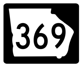 Georgia State Route 369 Sticker R4030 Highway Sign Road Sign Decal - £1.15 GBP+
