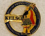 Vintage Jewelry Lapel Pin Kelso Washington Scotland Bagpipe Player - $9.89