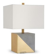 Severin 18-1/2 in. Gold Dipped Concrete Table Lamp Meyer &amp; Cross - $90.31 CAD