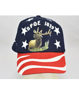 BPOE Elks Lodge Baseball Cap Hat Stars Stripes Flag - $33.78 CAD