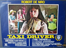 MARTIN SCORSESE :DIR:ROBERT DE NIRO.J.FOSTER (TAXI DRIVER) LOBBY CARD #2 - $4,118.21 MXN