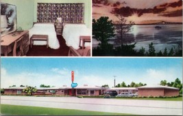 Lakeview Motel Lake Charles Louisiana Postcard PC440 - £3.72 GBP