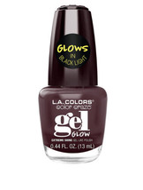 LA Colors Color Craze Gel Glows Nail Polish -13ml 0.44oz-  #338 Darkside NEW - £7.10 GBP