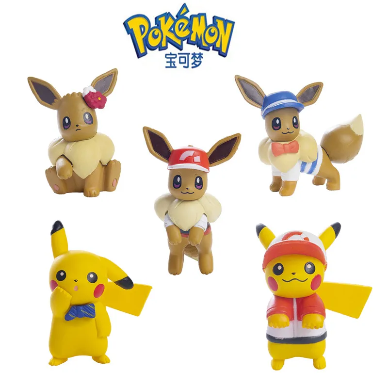 Pokemon  Anime Figures Bulk Buy Lot Pikachu Eevee Mewtwo Pocket Monster - £12.66 GBP+