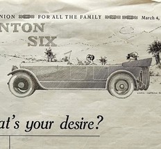 1920 Winton Six Luxury Car CLE Advertisement Automobilia Ephemera 9.75 x... - $6.00