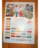Vintage J.L. Hudson Co Magicolor Paint Print Magazine Advertisement 1966 - $5.41 CAD