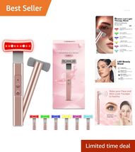 Rechargeable Red Light Therapy Wand: 6 Color Facial Massager for Ageless... - $58.36