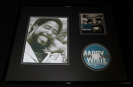 Barry White Framed 16x20 Staying Power CD &amp; Photo Display - £62.57 GBP