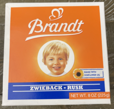 Brandt Zwieback Rusk 8 Oz Box-Product Of Germany-Oh So Good-SHIP S N 24 ... - $7.80