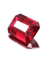 Flawless Blood Red Mozambique Ruby Radiant Cut Loose Gemstone, Excellent... - £69.62 GBP