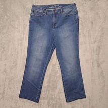 Gloria Vanderbilt Womens Jeans Pants Size 10 Blue Jordan Slimming Rail Straight - £10.03 GBP