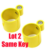 Lot 2 Same Key Anti theft KING PIN Lock 4 Container Trailer RV 5th Wheel... - $53.82 CAD