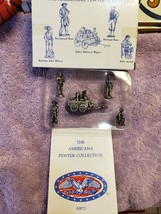 The Americana Pewter Collection Miniature Figurines 1995 Free Shipping - $14.85