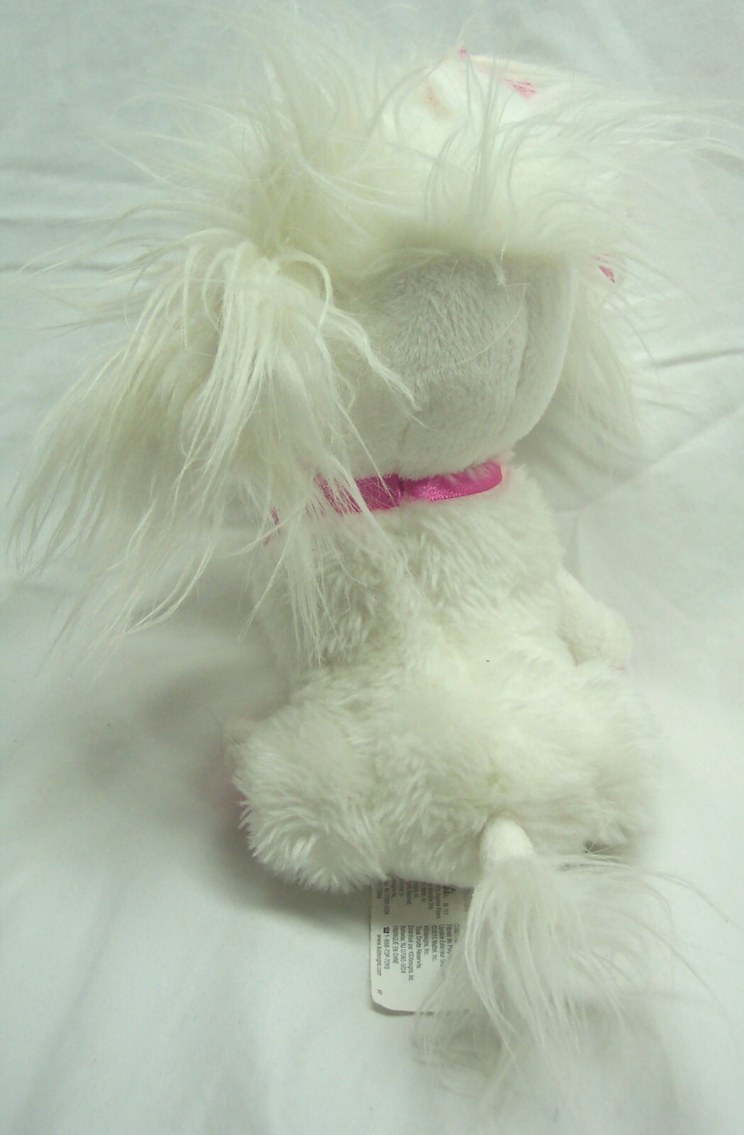 BARBIE PAMPER PAWS WHITE PUPPY DOG 7" Plush STUFFED ANIMAL Toy Mattel 2010 Item image 3