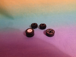LEGO Lot of 4 Small Car Tires Parts Pieces - £1.19 GBP