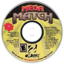 E Games Mega Match (PC-CD, 2004) For Windows 98/Me/2000/XP - New Cd In Sleeve - £3.91 GBP