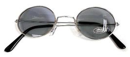 BUY 1 GET 1 FREE PAIR OF JL ROUND DARK LENSE WIRE SILVER FRAME SUNGLASSE... - $6.64