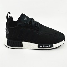 Adidas NMD R1 EL I Core Black White Toddler Athletic Sneaker H02345 - £42.96 GBP