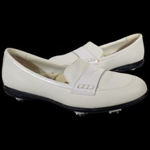 Womens Golf Shoes Callaway Slip On Loafers Size 8 W472-31 Cleats White - $55.00