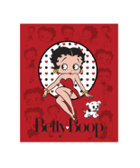 Pretty soft fleece throw 50” x 60” Plush fleece Betty Boop red blanket - $753.30 MXN