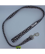 Top Paw - Dog Leash - 4 FT - Black and White Paw Print Design - £7.52 GBP