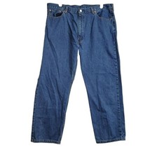 Levis Jeans Mens 44x30 Blue 505 Straight Leg 100% Cotton American Denim Classic - £19.36 GBP