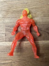 Marvel Human Torch Johnny Storm 4 Inch Action Figure 1996 McDonald&#39;s Vin... - £3.88 GBP