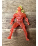Marvel Human Torch Johnny Storm 4 Inch Action Figure 1996 McDonald&#39;s Vin... - $6.77 CAD