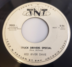 Red River Dave Truck Drivers Special/Ballad Of Emmitt Till- Tnt Trucker Promo 45 - £41.81 GBP