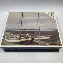 Whitman Vintage Sealed 750 Pc Jigsaw Puzzle Lake Titicaca Bolivia 18x22 Boats - £8.10 GBP